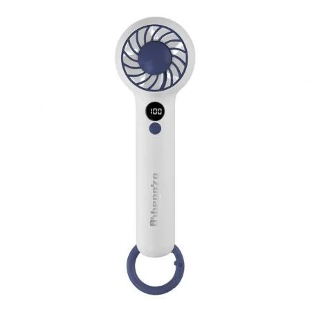 Orbegozo Ventilador de Mano HF 2200 - 3 Velocidades, Display Digital, Batería 1200 mAh USB-C, con Gancho, Color Negro Orbegozo Ventilador de Mano HF 2200 - 3 Velocidades, Display Digital, Batería 1200 mAh USB-C, con Gancho, Color Negro
